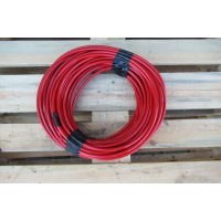 100 meter Staalkabel in geplastificeerde uitvoering PVC , 6/9 mm.